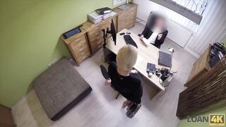 LOAN4K. Pretty lady has no choice so why offer herself to loan agent