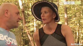 LaNovice - Mia Wallace Amateur French cougar Banged Inside The Booty During Outside Picnic