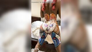 African chucky booty twerking