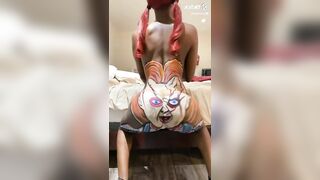 African chucky booty twerking