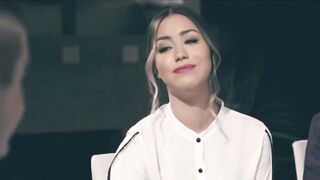 Perfect cunt with mouth fucking into first date with new BF