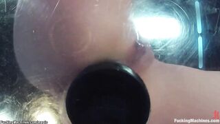 Bae blonde fucking double penetration machine
