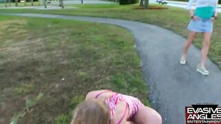 EVASIVE ANGLES Avril Hall and Violet Raye are a Goddess,