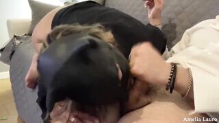 Mouth Banged Blonde Gets Long Facial And Loves It
