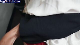 Freaky 18 shares penis with big titted milf boss inside office