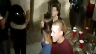 College whore doggystyled at frat party