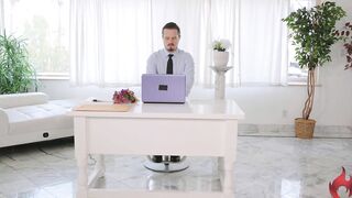 The Intern: Boss Jamie Michelle Fucks Embarrassed intern FE