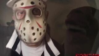 Jaylynn goes Bobbing for Halloween Party Dick