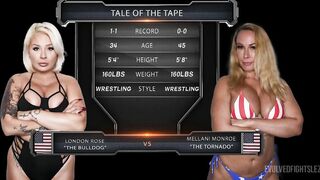Evolved Wrestling Match Mellani Monroe Vs London Rose babe Sex