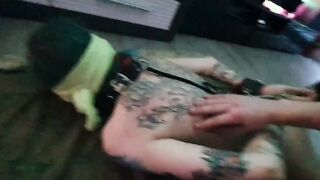 breath play and thumbtack tit punishment
