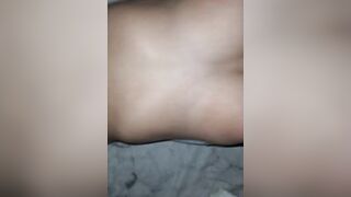 I bang her soak snatch making her titted bounce and then finger
