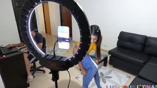 Goddess Hispanic Vlogger Fucks Stepbrother