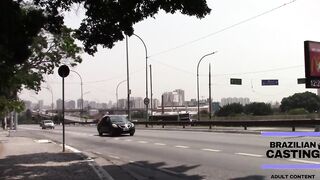 Lovely goddess newcomer with a round booty comes to make