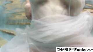 Charley shows of her gorgeous breasts