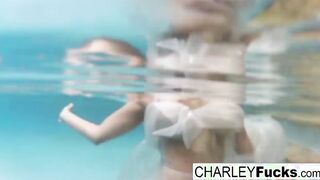 Charley shows of her gorgeous breasts