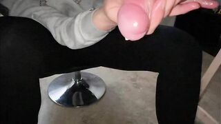 Milking nice cum shot