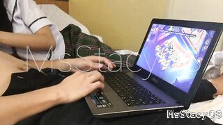 2 Students Having Fun Online Game Leads To beauty Sex