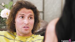 Protective long titties stepsister Lily Lane helps dude out
