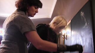 kinkysex - toes bondage - strap-on - hand cuffs - lesbians
