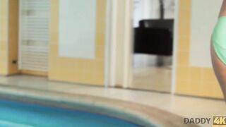 DADDY4K. Excited belle is inside the mood for an affair