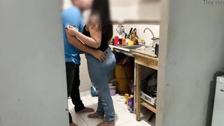 I fucked my sister inside the kitchen, she's angry because