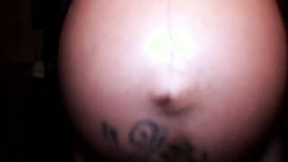 9 months pregnant Heather Deep final film pregnant before b