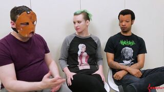 Butt ravaged 18 year old slag is dominated and bound
