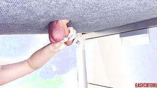 Gf blows nuts rough on milking board