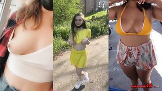 25 Shameless Girls Naked Challenges Inside Outside