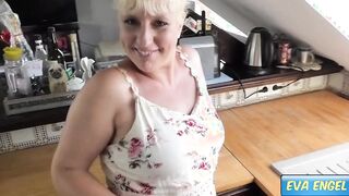 EVA ENGEL: Pervy dude jizzes on my unshaved Vagina