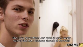 SHAME4K. Fellows fantasy is getting off with the moms old