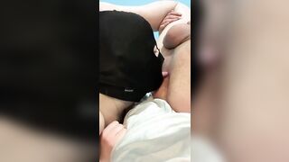 She licks her BF