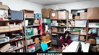 Hipster teens Banged! By 2 Mall Officer For her Crime