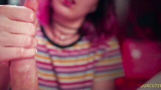 I Make Him Cum Into two Minutes, Fast POV Hand Job