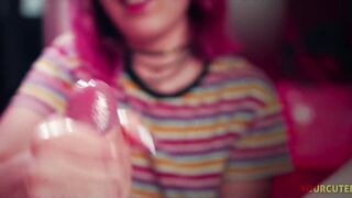 I Make Him Cum Into two Minutes, Fast POV Hand Job