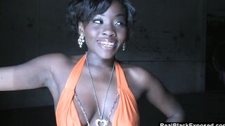 RealBlackExposed - Osa Tasty Twerks Her Ebony Butt On A Dong