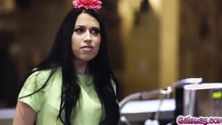Funny alien next door Alex Coal gets the help of her