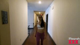 Trailer Ophelia Kaan gets picked up at Gym then banged by bbc