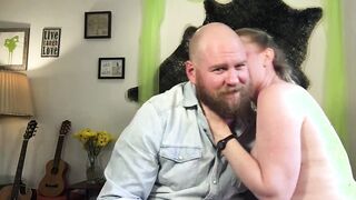 Make out Tongue Fucking Foreplay with Upside Down Fellatio Close