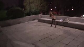 NUDE INTO THE STREET! Slutty eighteen sexy looks for dudes