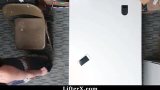 Security Officer Fucks Shoplifting 19 Year Old Booty