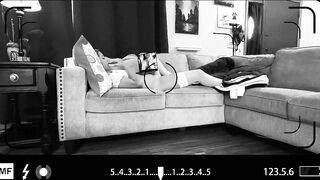 Daughter caught masturbating on camera