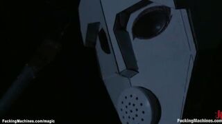 Alien machine fucking big boobed Cutie