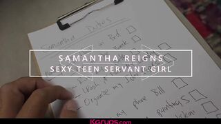 Karups - Ginger 18 Year Old Samantha Reigns Riding Penis