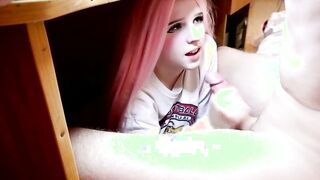 I pleased my nerd with a oral sex