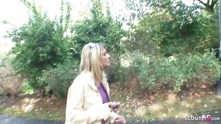 THIN 18 YO PICKUP FOR OUTSIDE ANAL SEX BY two STRANGER MEN