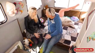 Chubby German women Mia Bitch gets pounded by an mature