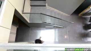 Scarlit Scandal lets stepbrother pulverize her black snatch