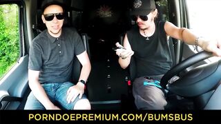 BUMS BUS - German big tit Goddess Queen Paris picked up
