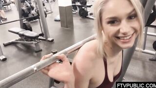 outside gym nudity